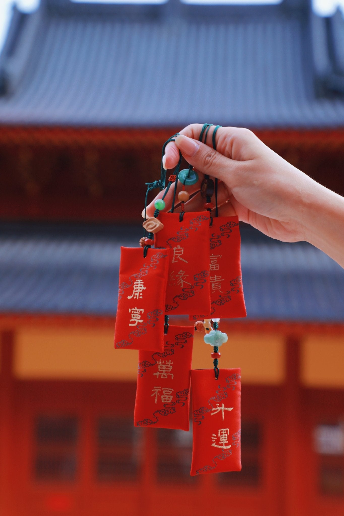 Mount Putuo Blessing Sachet - M - starViolet